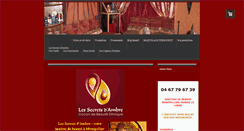 Desktop Screenshot of lessecretsdambre.com